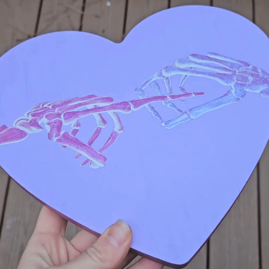 Boner iridescent paint detail