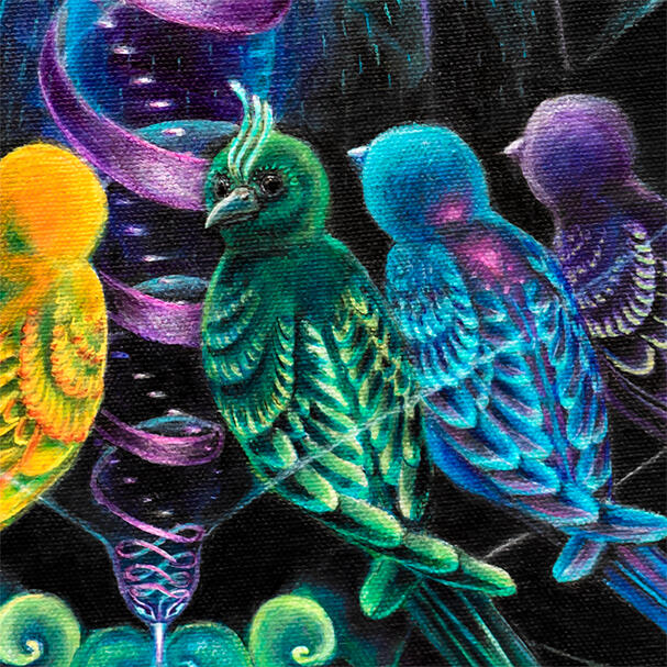 The Conference of the Birds detail