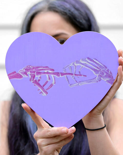 Boner, acrylic on canvas, 2023