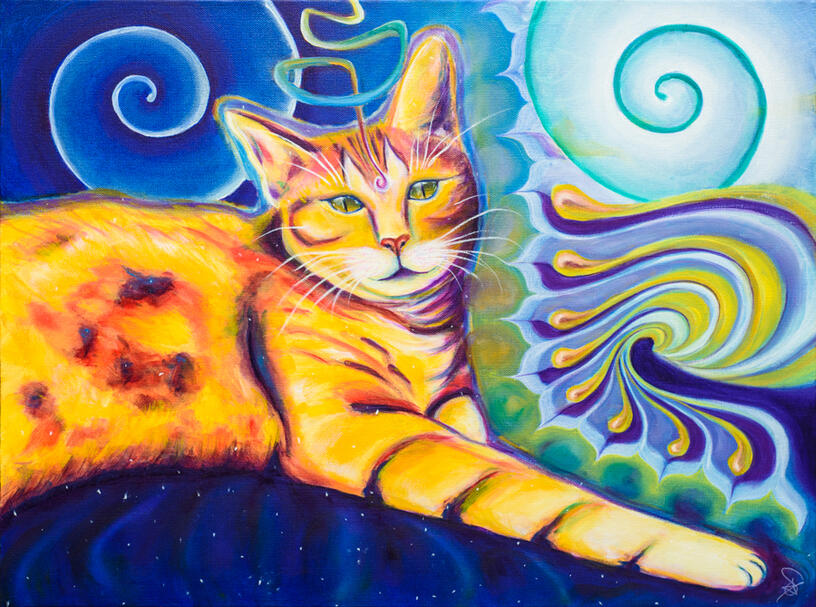 RIP Sunny, commission, oil on canvas, 2016