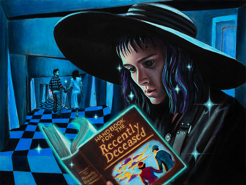 Beetlejuice!, acrylic on canvas, 2022