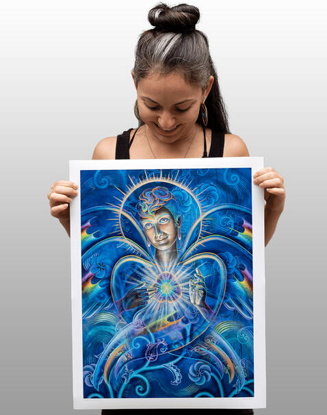 Seraphibonacci - color print